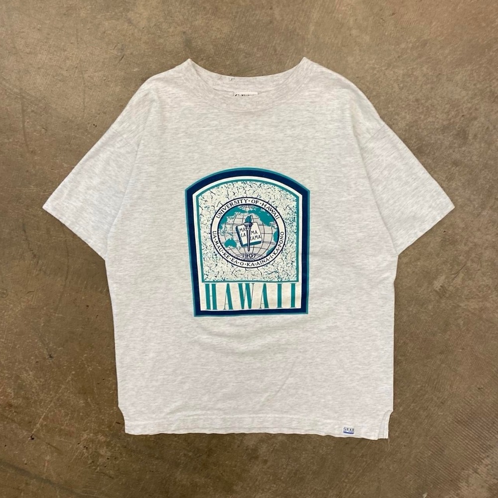 Vintage University of Hawaii Gear For Sport 90s College T-Shirt Size Medium